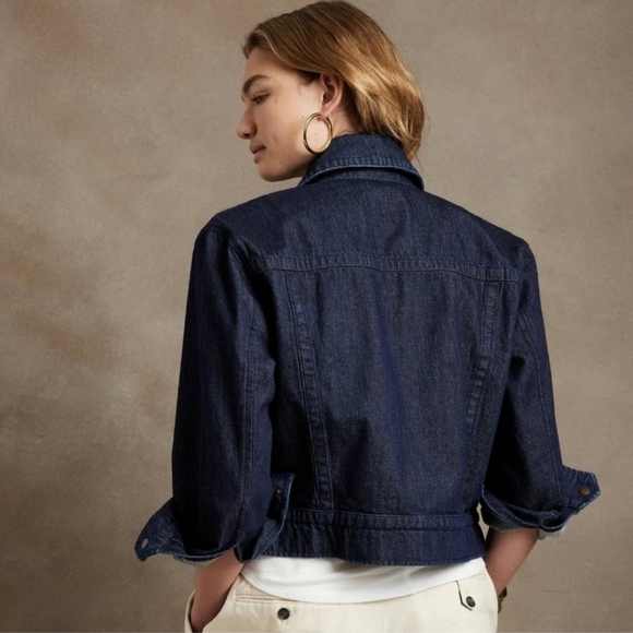 NWT Banana Republic Amelia Denim Jacket - Picture 3 of 4